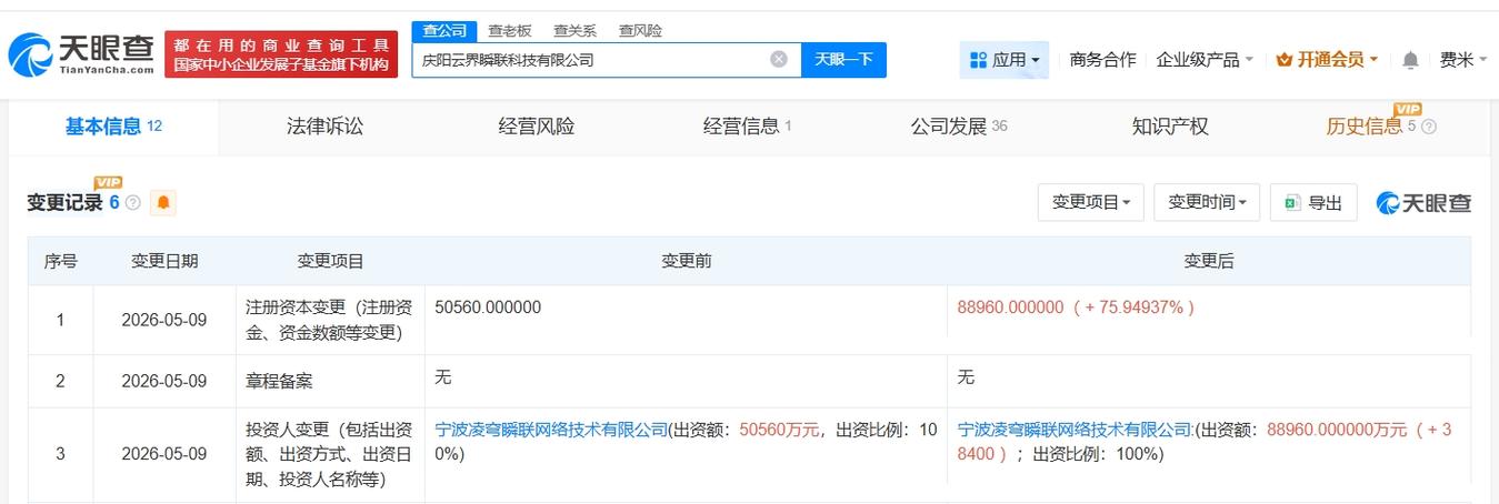 金山云旗下云界瞬联科技公司增资至8.9亿，增幅约76%意味着什么